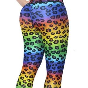 Ann Michell Leggings Lifts Buttocks Print 9-Size 2Xl/42 -RETAIL $55.00